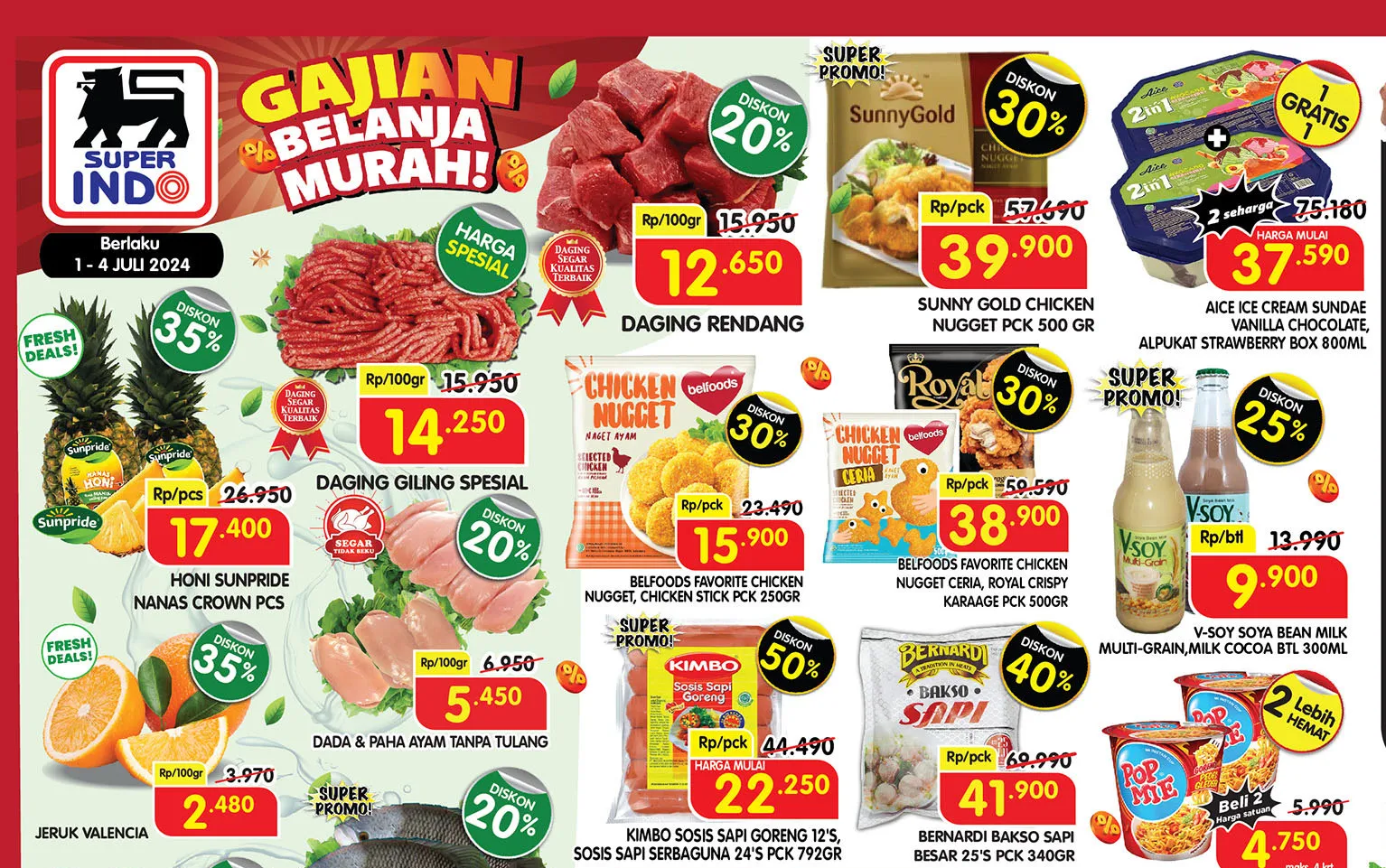 Promo Superindo Weekday 1-4 Juli 2024