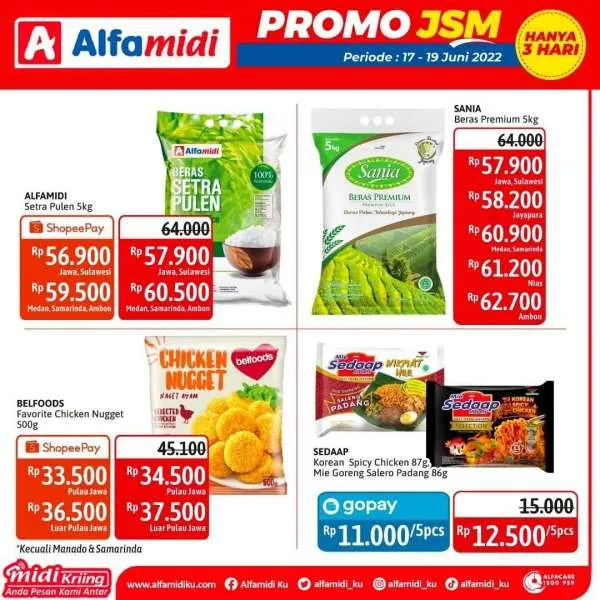 Promo JSM Alfamidi Periode 17-19 Juni 2022