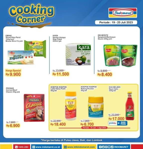 Katalog Harga Promo Indomaret 19-25 Juli 2023, Super Hemat Mingguan Terbaru