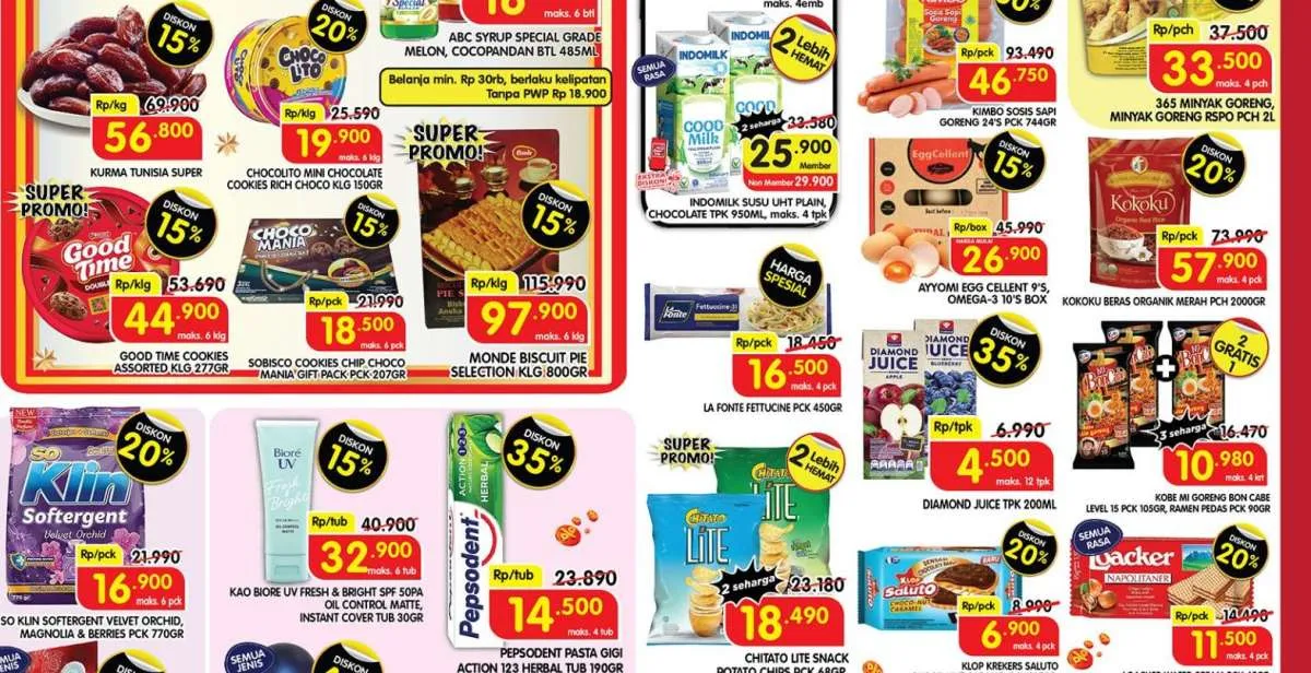 Promo Superindo 6-9 Maret 2023, Cek Penawaran Beli 2 Gratis 1 di Awal Pekan Ini