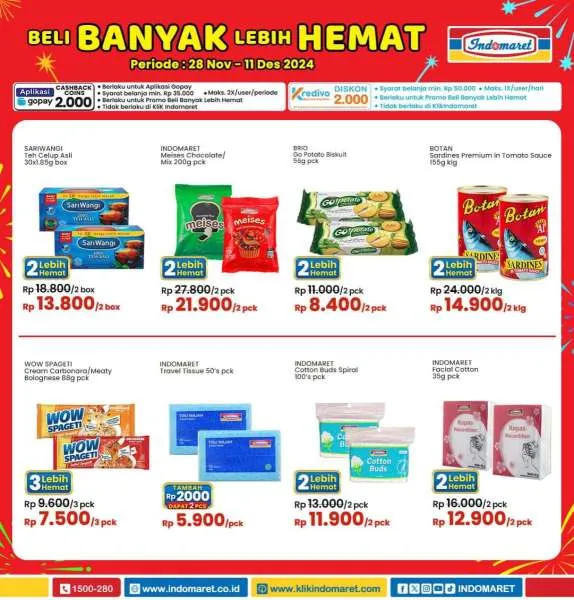 Promo Indomaret Super Hemat Periode 28 November-11 Desember 2024