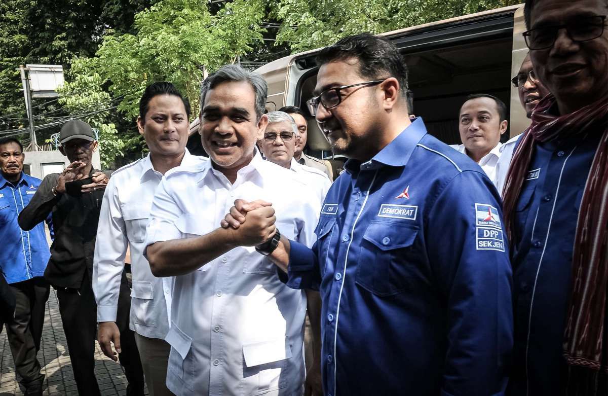 Pertemuan Sekjen Partai Gerindra dan Demokrat Jelang Pemilu 2024
