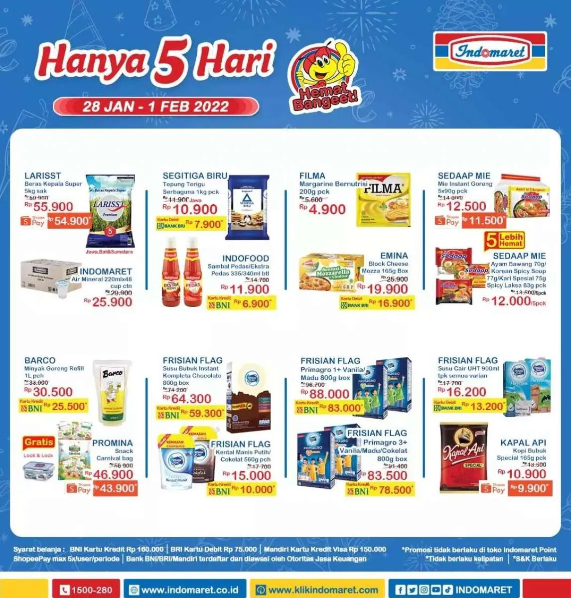 Manfaatkan Promo Indomaret Periode 28 Januari-1 Februari 2022 Hari Ini (29/1)