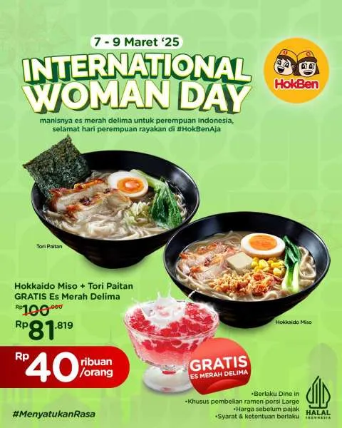 Promo Hokben Hari Perempuan Sedunia