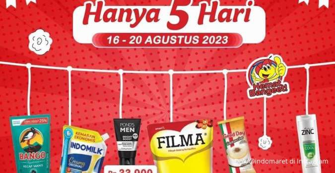 Promo Indomaret Terbaru 16-20 Agustus 2023, Promo Hanya 5 Hari dengan Potongan Harga