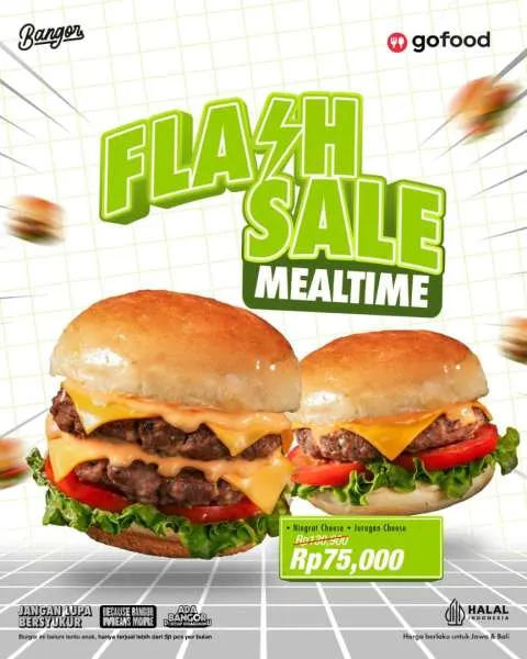 Promo Burger Bangor Flash Sale sampai 31 Oktober 2025