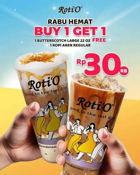 Promo RotiO Free Kopi’O Aren Latte