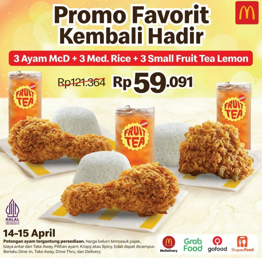 Promo McD Favorit April 2024