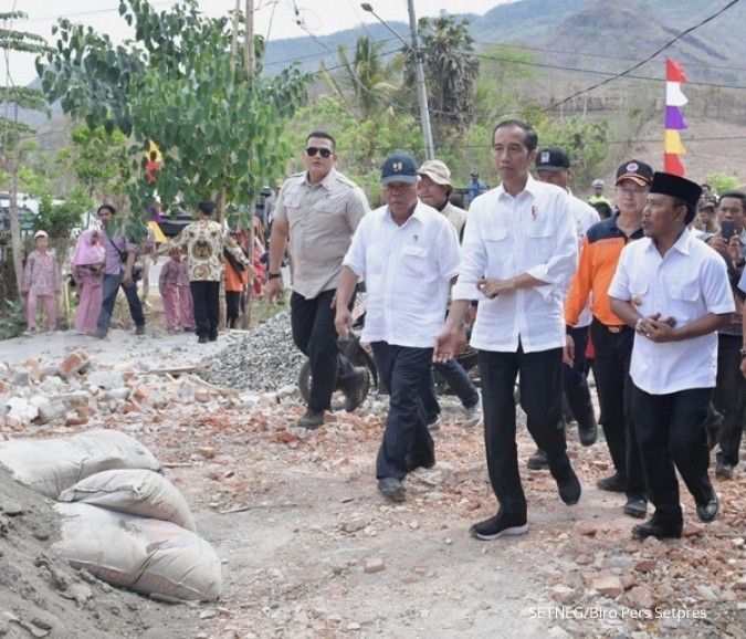 Jokowi pastikan langsung pencairan dana bagi korban gempa NTB sederhana