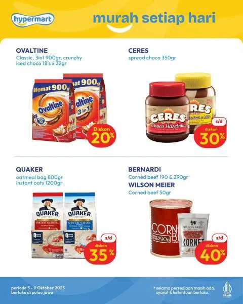 Promo JSM Hypermart Weekend Periode 3-6 Oktober 2025