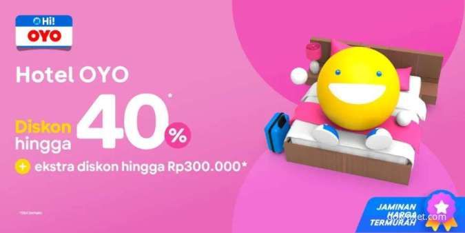 Promo Hotel OYO di Tiket.com 9-15 Januari 2023, Nikmati Diskon hingga 40%