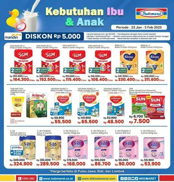 Promo Indomaret Super Hemat Periode 23 Januari-5 Februari 2025