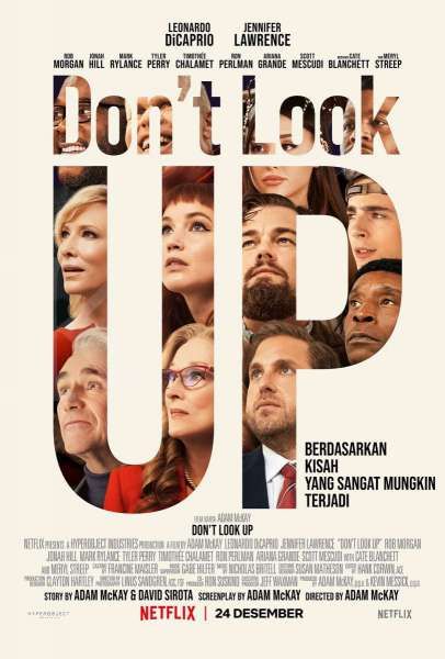 Poster Don't Look Up di Netflix