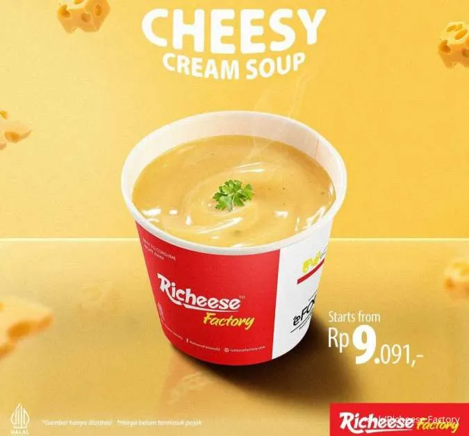 Menu baru Richeese Factory: Cheese Cream Soup