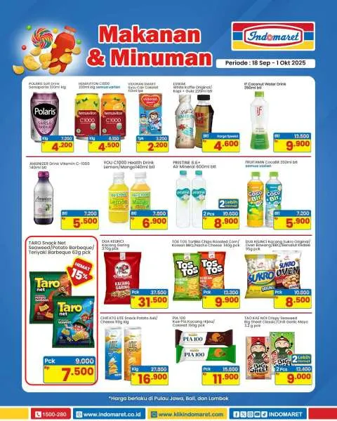 Promo Indomaret Super Hemat Periode 18 September-1 Oktober 2025