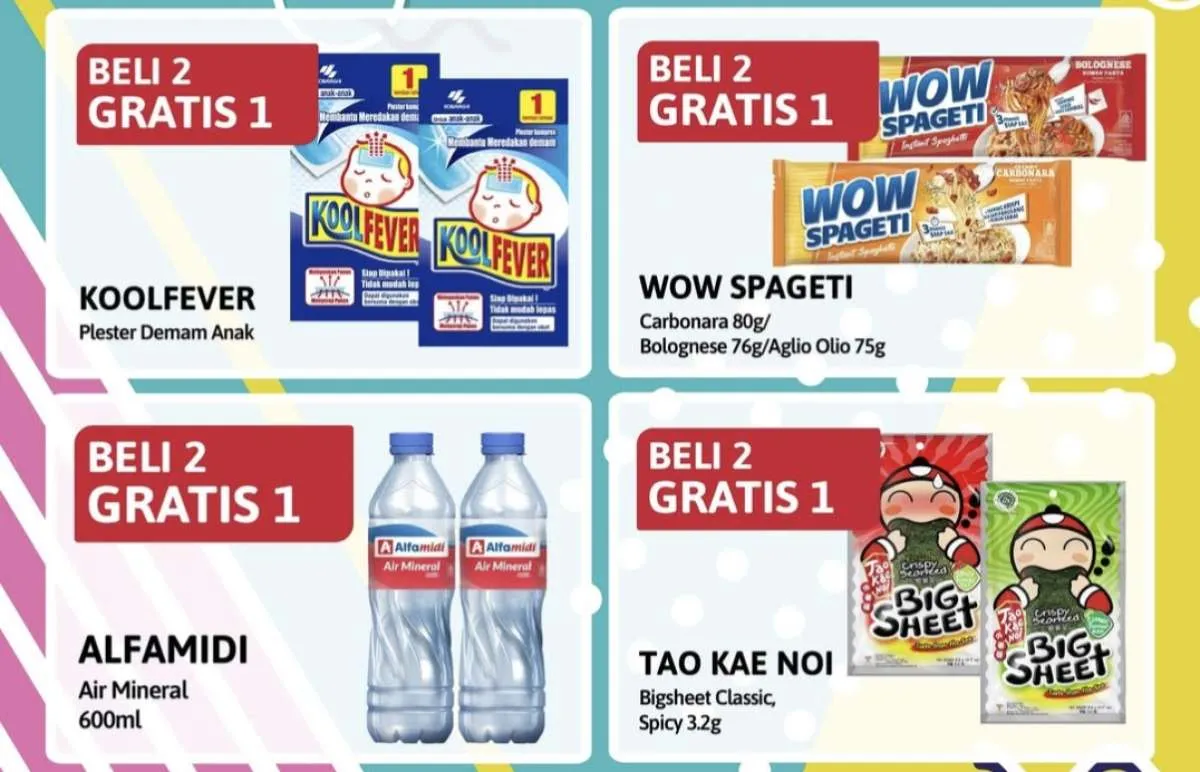Promo Alfamidi Ngartis 1-15 Februari 2026, Beli 1 Gratis 1 dan Beli 2 Gratis 1