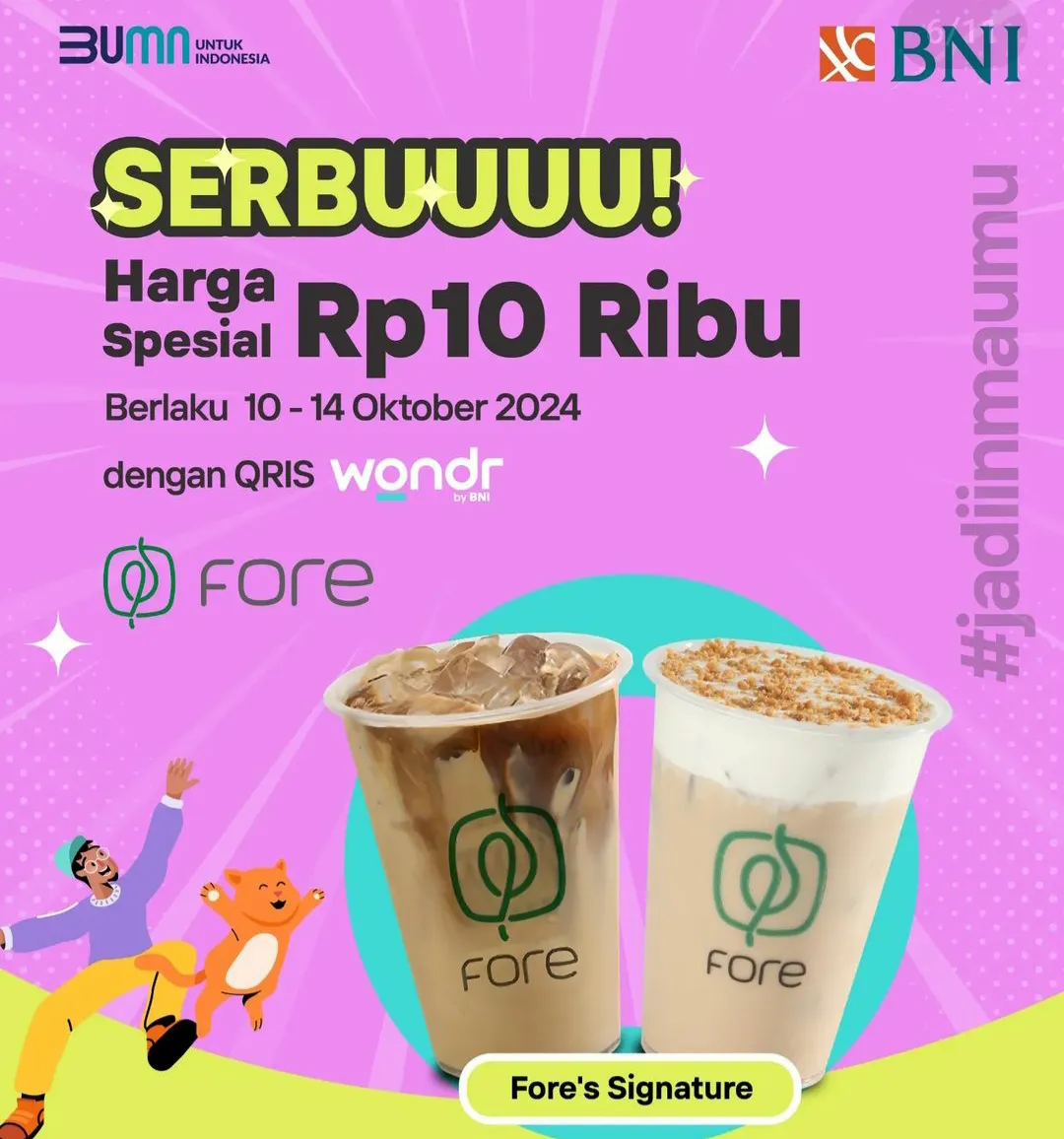 Promo 10.10 Wondr by BNI x Fore