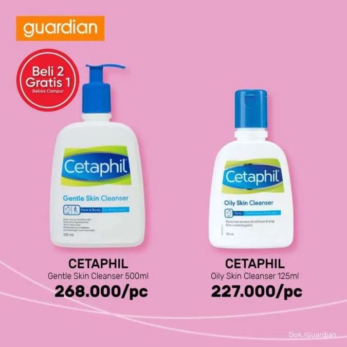 Promo Cetaphil Beli 2 Gratis 1 di Guardian