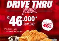 Promo KFC Drive Thru Feast sampai 31 Oktober, Paket Makan Berdua Hemat hingga 46%