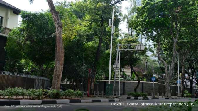 PT JIP Hadirkan Penerangan Jalan Umum Pintar di Kawasan Gunawarman, Jakarta Selatan