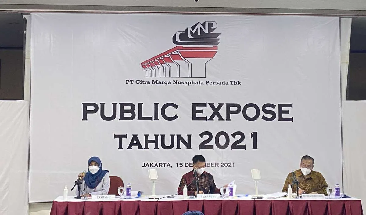 Citra Marga Nusaphala (CMNP) akan alokasikan capex Rp 11 triliun di tahun 2022