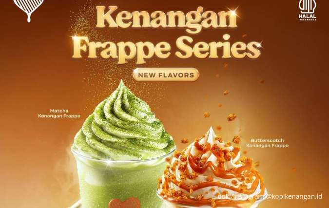 Promo Kenangan Frappe Series sampai 13 Juli, Buy 2 atau Buy 3 Free 1 Mulai Rp 30.000
