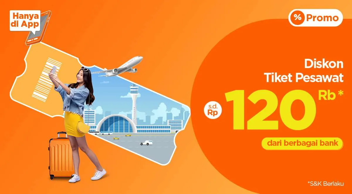 Promo PegiPegi s.d 9 Januari 2022, Diskon Tiket Pesawat s.d Rp120.000 Berbagai Bank