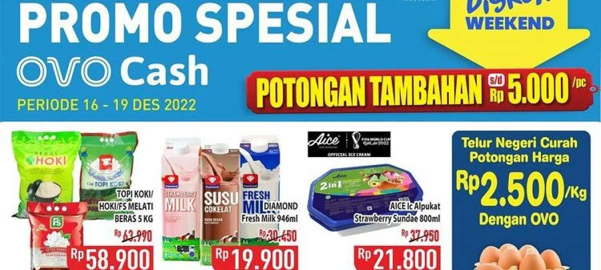 Harga Promo Hypermart Hari In 19 Desember 2022, Promo Spesial dengan OVO Cash 