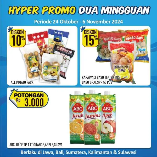 Promo Hypermart Dua Mingguan Periode 24 Oktober-6 November 2024