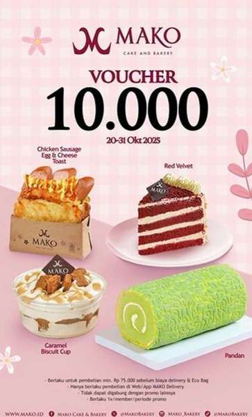 Promo Mako Bakery Oktober 2025