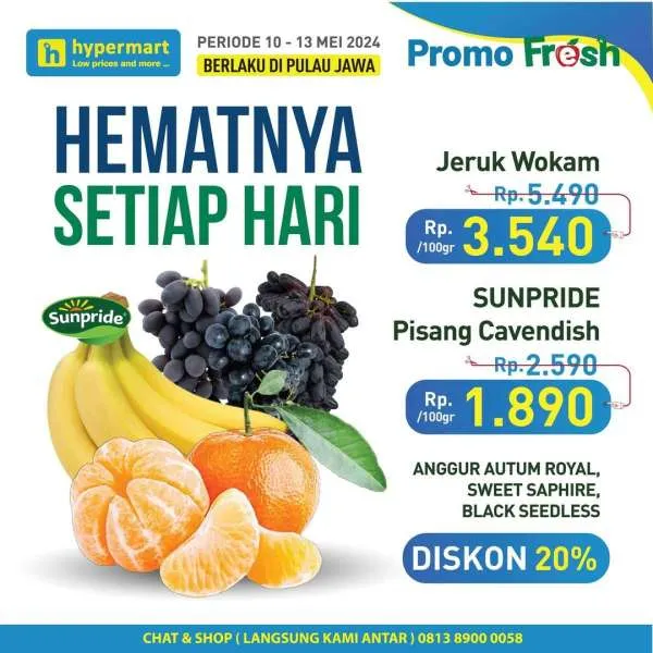 Promo JSM Hypermart Hyper Diskon Weekend Periode 10-13 Mei 2024