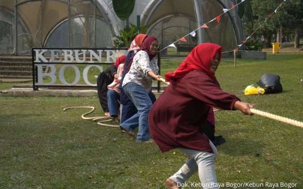  Merdeka di Tengah Hijau! Kebun Raya Bogor Gelar Lomba 17-an Sambut HUT RI ke-81 