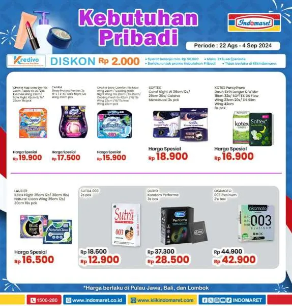 Promo Indomaret Super Hemat Periode 22 Agustus-4 September 2024