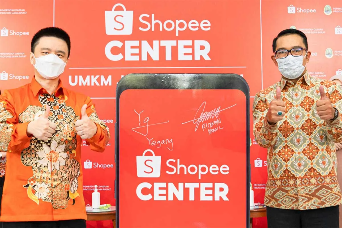 Percepat UMKM JABAR Go Digital, Pemprov Jabar Gandeng Shopee Bangun Shopee Center