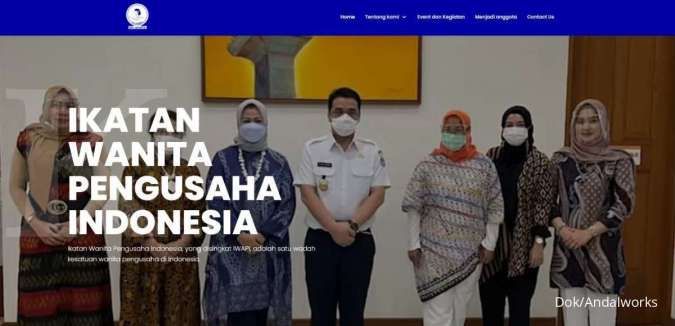 Andalworks Luncurkan Website DPD IWAPI DKI Jakarta