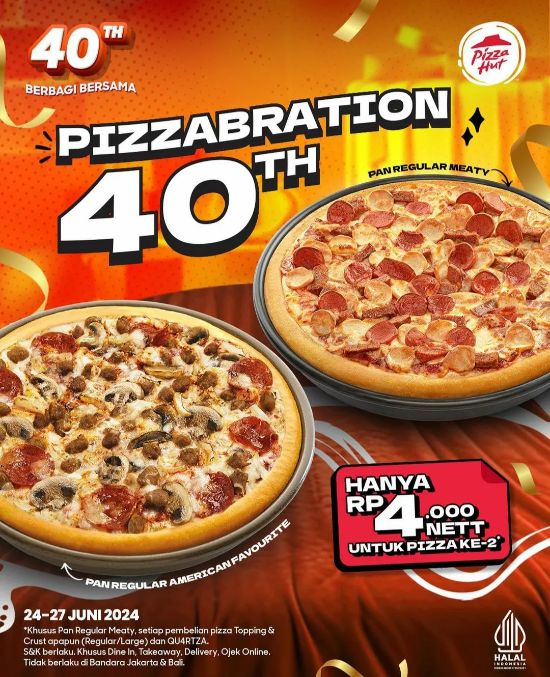 Promo Pizza Hut - Pizzabration dan The Bigzilla Pizza