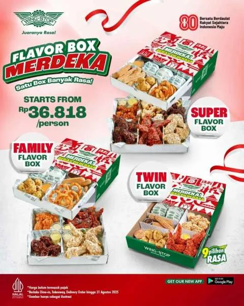 Promo Wingstop Flavor Box Merdeka