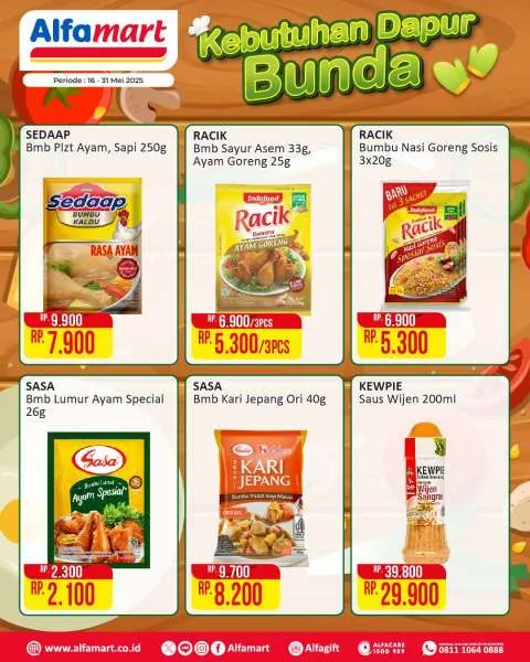 Promo Alfamart Kebutuhan Dapur Periode 16-31 Mei 2025