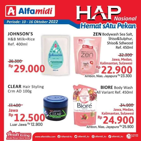 Promo Alfamidi Hemat Satu Pekan Periode 10-16 Oktober 2022