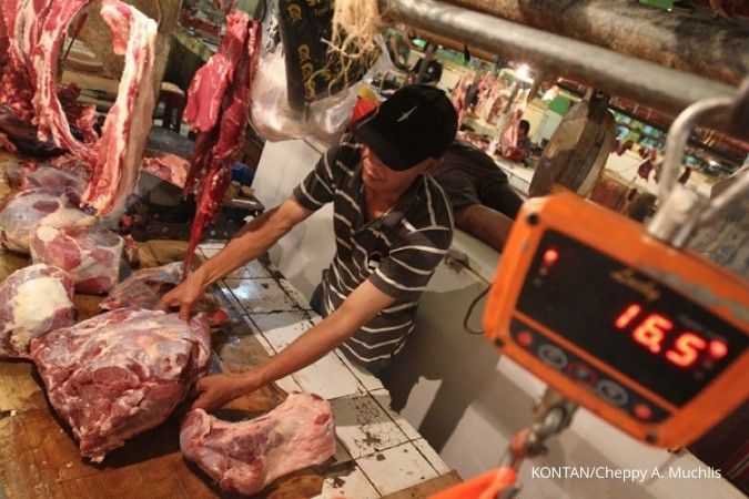 Harga daging sapi di Kramatjati naik Rp 5.000 