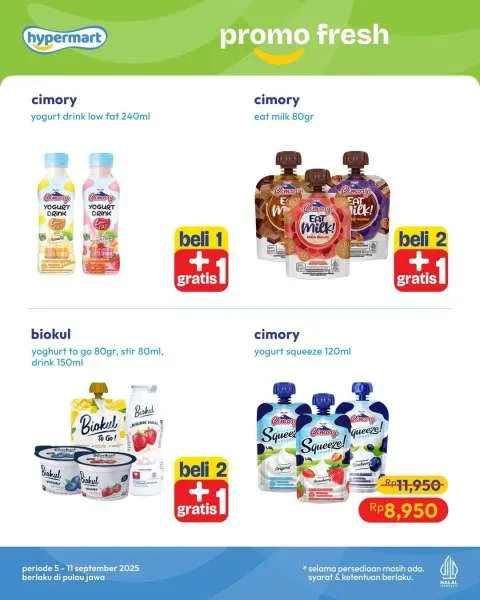 Promo JSM Hypermart Hyper Diskon Weekend Periode 5-8 September 2025