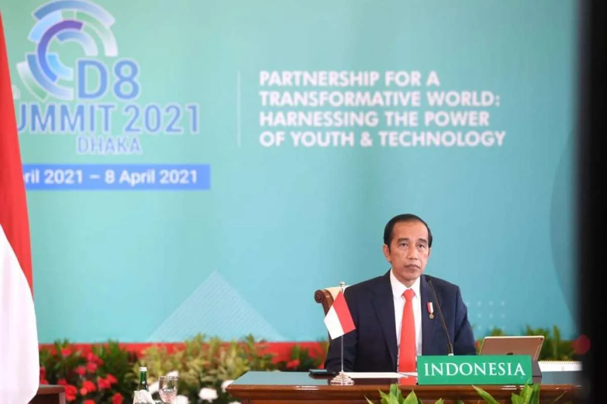 Hadiri KTT D8, Jokowi bahas vaksin hingga investasi
