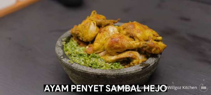 Resep Masakan Sedap Ayam Penyet Sambal Hejo, Dijamin Bikin Ngiler!
