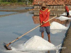 Produksi garam nasional terganggu