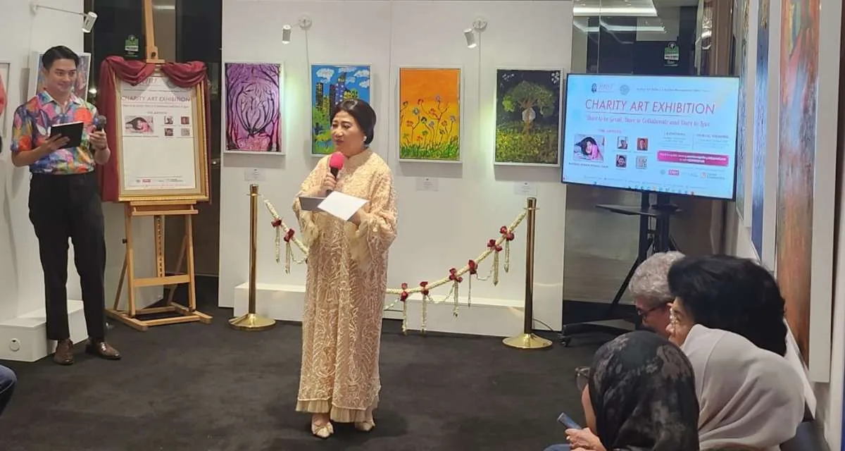 Raysha Gelar Group Charity Art Exhibition,Galang Dana untuk ABK Prasejahtera 