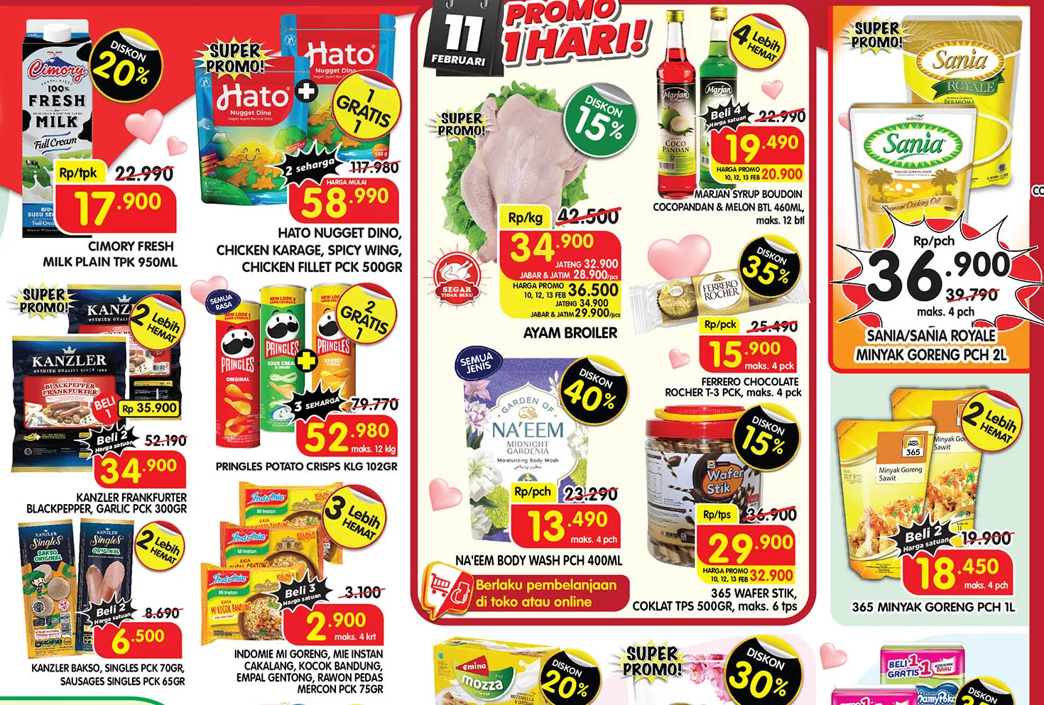 Promo Superindo Weekday 10-13 Februari 2025