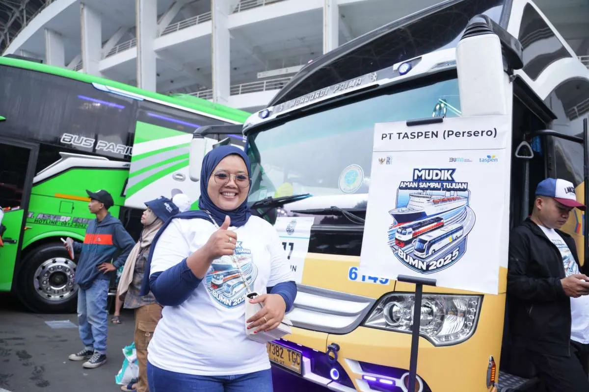 Taspen Fasilitasi Ribuan Pemudik Pulang Kampung dengan 41 Armada Bus