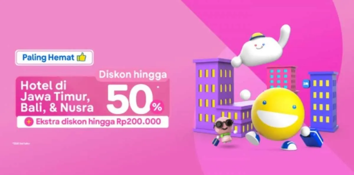 Promo Hotel di Jawa Timur, Bali & Nusa Tenggara, Diskon Hingga 50% dari Tiket.com