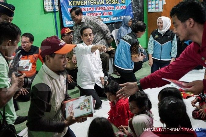 Tinjau korban gempa Banjarnegara, ini bantuan yang diberikan Jokowi