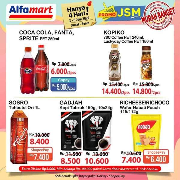Promo JSM Alfamart Terbaru Mulai 3-5 Juni 2022